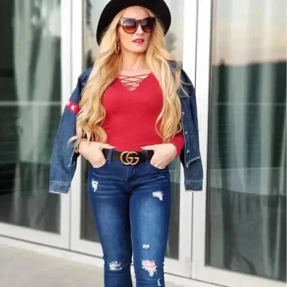 ASHELY Distressed Jeans - Picture 7 of 13